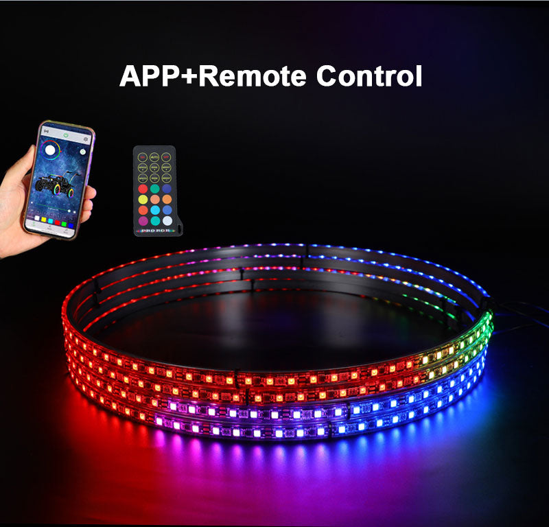 Shadow Glow Wheel Ring Lights