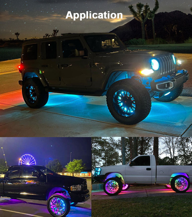 Shadow Glow Wheel Ring Lights